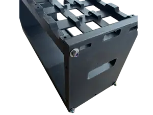 3D printet batterikasse for prismatiske LiFePO4 celler i PETG V0 her vist i 4S konfigurasjon