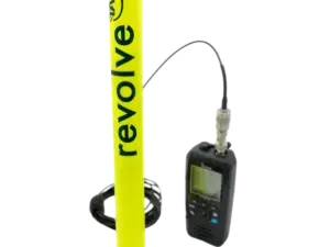 Revolve 156 MHz VHF nødantenne med integrert strobelys for maritim sikkerhet