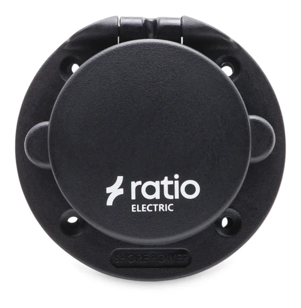Ratio Electric landstrømkontakt SORT 16A 250V