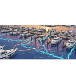 Landstrøm i båthavn