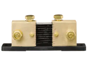 Victron 1000A/50mV shunt (SHU102050200) – mekanisk reservesunt uten elektronikk for batteriovervåking.