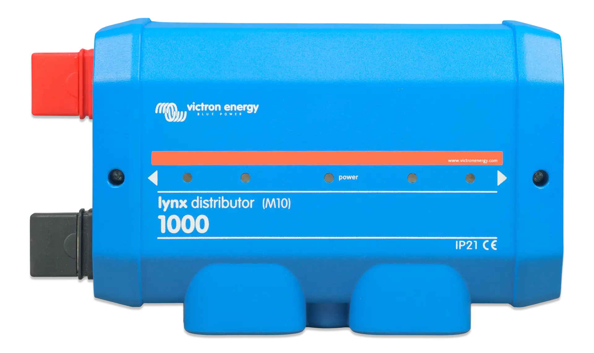 Victron Lynx Distributor 1000A DC-fordelingsskinne med plass til 4 MEGA-sikringer og LED-overvåking