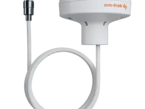 Hvit em-trak passiv GPS-antenne for båt med 10 meter kabel. Anbefalt utstyr for AIS-transpondere montert under dekk.