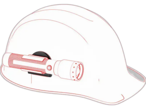 Ledlenser Euroslots Festebrakkett for Hjelm (P/H Work Series)