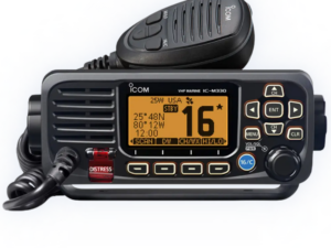 Icom IC-M330GE – kompakt maritim VHF – Sikkerhet om bord