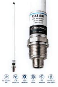 AC Antennas CX3 5/8 VHF-antenne (156–162,5 MHz)