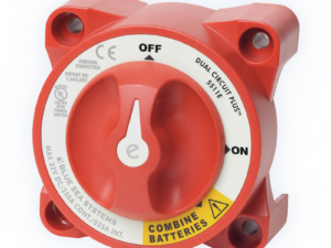 Blue Sea Systems 5511e e-Series Dual Circuit Plus batteribryter – Sikkerhet om bord