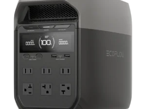 ECOFLOW DELTA 3 bærbart strømaggregat 1024 Wh / 1800 W – nødstrøm for båt, hytte og bobil