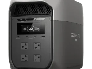 ECOFLOW DELTA 3 Max bærbart strømaggregat 2048 Wh / 2400 W – nødstrøm for hytte, båt og bobil