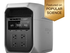 ECOFLOW DELTA 3 Max Plus bærbart strømaggregat 2048 Wh / 3000 W – nødstrøm for hytte og hjem