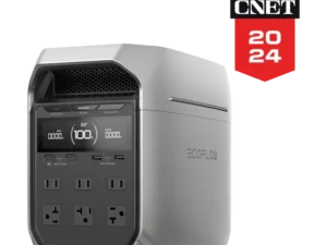 ECOFLOW DELTA 3 Plus bærbart strømaggregat 1024 Wh / 1800 W – utvidbar nødstrøm for båt og hytte