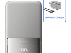 ECOFLOW RAPID magnetisk powerbank 10000 mAh – Qi2 15W trådløs nødlader med skjerm