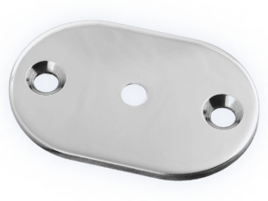 Festeplate for håndtak – rustfri AISI 304 for utvendig montering