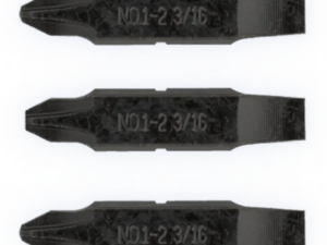 Leatherman Bitsett 1/2" Phillips & 3/16" Flat – 3-pakning, Sort (LM931024)