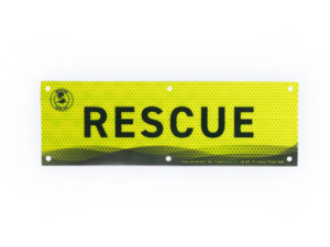 Refleksskilt RESCUE for livredningsstige