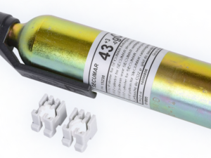 Secumar 43 g CO₂-patron med bajonett (CO₂-Dock) for oppblåsbar redningsvest