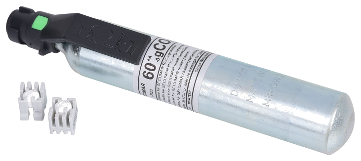 Secumar CO2-patron 60 g bajonett