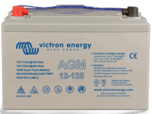 Victron 12V/125Ah AGM Super Cycle Batt. (M8) – AGM marinebatteri
