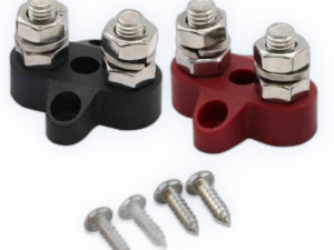 Victron Dual Terminal Stud M8-linked set (1 red/1 black)