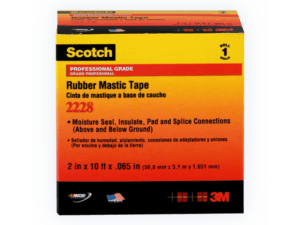3M Scotch® 2228 Mastik-tape – Fukttetting av Marine Elektriske Koblinger 50 mm × 3 m – Sikkerhet om bord