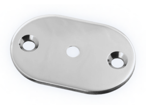 Festeplate for håndtak – rustfri AISI 304 for utvendig montering – Sikkerhet om bord