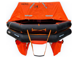 HERO SOLAS Redningsflåte A-Pack – 6 til 25 person – Sikkerhet om bord