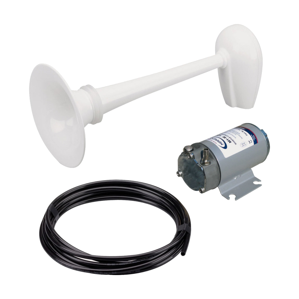 Marco PW2-BB signalhorn 24V hvit – 12–20 m (438 mm)