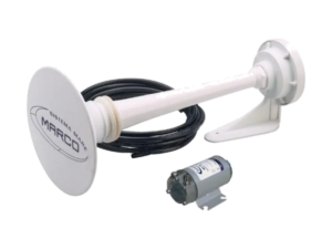 Marco PW2 signalhorn 12V hvit – Sikkerhet om bord