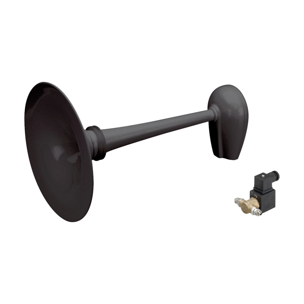 Marco PW3-BN signalhorn 12V sort – 20–75 m (449 mm)