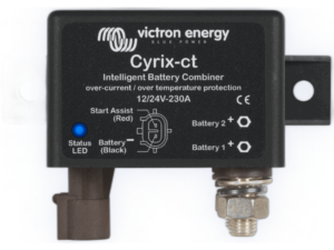 Victron Cyrix-ct 12/24V-230A intelligent battery combiner – Sikkerhet om bord