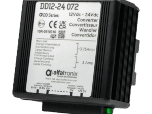Alfatronix DD12-24 072 opp-omformer 12V til 24V, 72 W