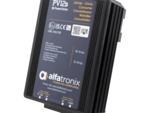 Alfatronix PowerVerter PV12s omformer 24V til 12V, 12 A, felles jord