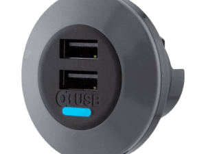 Alfatronix PVPro-DFf front-fit USB-lader med to USB-A porter