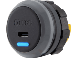 Alfatronix PVPWp-CB vanntett 12/24V USB-C lader for baat