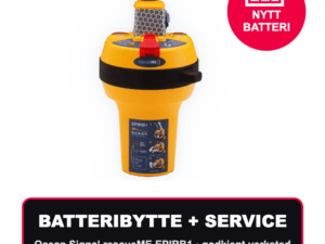 Batteribytte og service – Ocean Signal rescueME EPIRB1 / EPIRB1 Pro