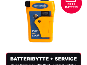 Batteribytte og service – Ocean Signal rescueME PLB1