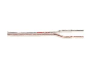 Fortinnet høyttalerkabel 2 × 0,75 mm² – transparent flatkabel med fortinnede OFC-ledere