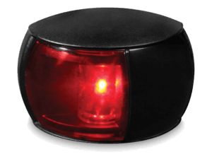 Hella marine NaviLED Compact BSH 2nm sort hus babord rod - Sikkerhet om bord