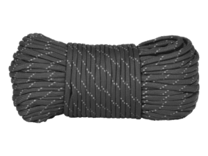 Lifesystems 550 Paracord 33 m svart med reflekterende fibre – Sikkerhet om bord