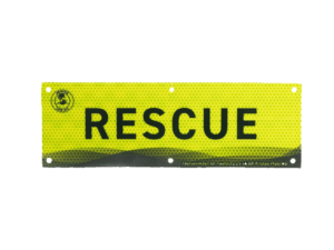 Refleksskilt RESCUE for livredningsstige – Sikkerhet om bord