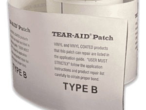 Tear-Aid Type B reparasjonslapp for PVC og vinyl 7,6 cm rull – Sikkerhet om bord