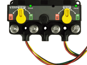 EGIS XD 2-polet fjernstyrt batteribryter 12/24V, 2×500A (8730-1505B) – Sikkerhet om bord